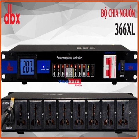 Bộ chia nguồn điện DBX 366XL chuyên nghiệp