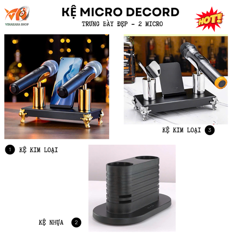 Kệ giá để Micro thiết kế sang trọng,phù hợp mọi không gian