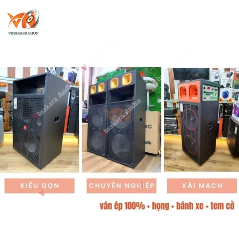 Top vỏ thùng loa kéo 30 đôi, kiểu đứng