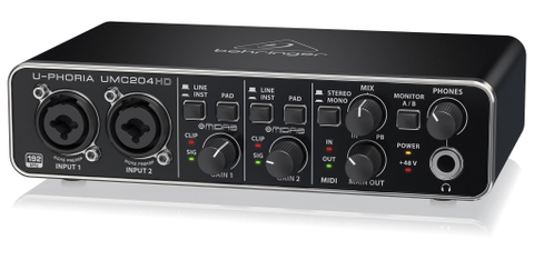 Sound Card Behringer UMC204HD chính hãng