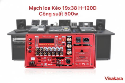 Mạch loa kéo 19x38 H-1200D ,Công Suất 500W