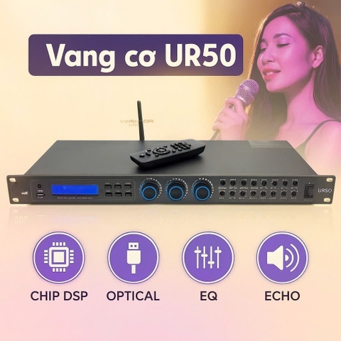 Vang cơ lai số JB UR50, hàng nhập khẩu, Bluetooth, Opical, Usb