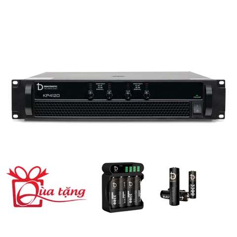 Cục đẩy công suất 4 kênh DB acoustic KP4120 – 4 kênh công suất lớn 1200W/kênh – Class H