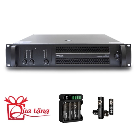 Cục đẩy công suất 2 kênh DB Acoustic D2610, 2 kênh x 600w + 1 kênh x 1000w