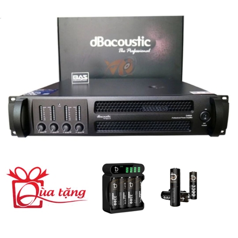 Cục đẩy công suất 4 kênh DB Acoustic D4600, 4x600w 8ohm