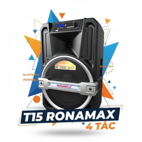 Loa kéo di động Ronamax T15 - Bass 40 công suất 500w