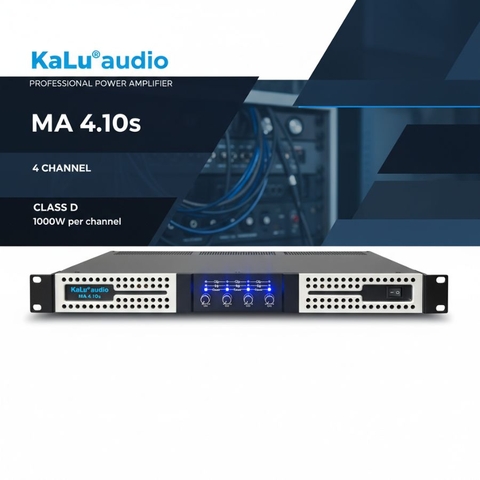 Cục đẩy công suất 4 kênh KALU MA4.10S, nguồn xung 1u, 1500w