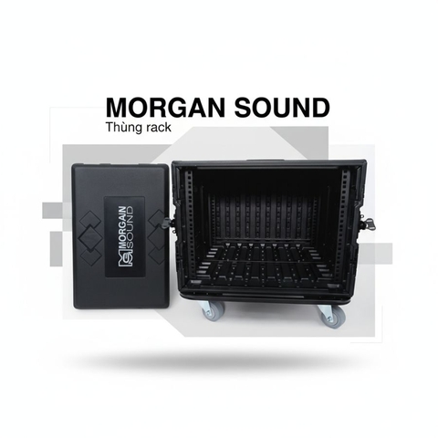 Tủ Nhựa HDPE MORGAN SOUND 8U SUPER VIP | Tủ Rack Âm Thanh Nhẹ, Bền, Chuyên Nghiệp