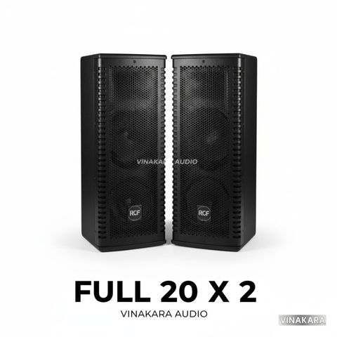 Vỏ loa full 20 đôi - 2 tấc đôi colum VF20-2TH, ván ép, trạm sắt