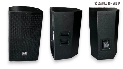 Vỏ loa full 3 tấc đơn, Ván ép cao cấp ,Trạm sắt VF300-DSB