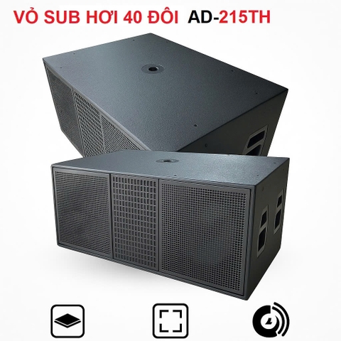 Vỏ loa sub hơi 40 đôi AD-215TH