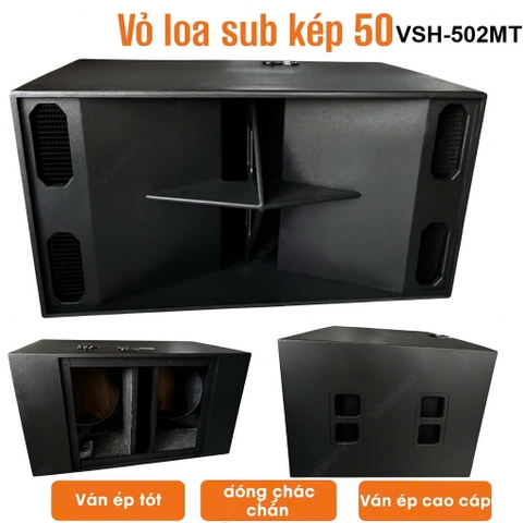 Vỏ Loa Sub hơi 50 Đôi VSH-502MT, Ván Ép Chất Lượng