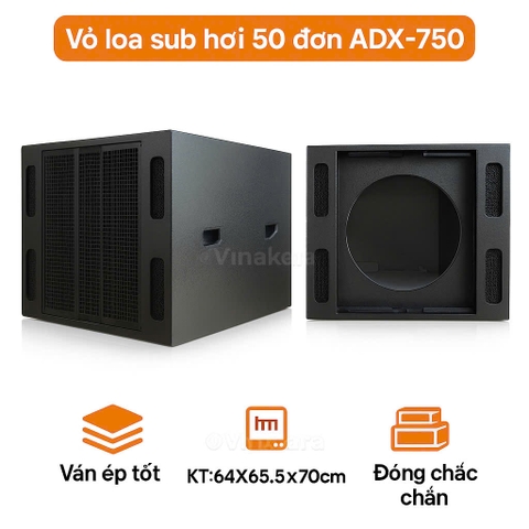 Vỏ loa sub hơi 50 đơn ADX-750 (64X65.5X70)
