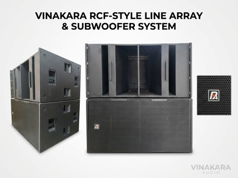 Vỏ loa sub hơi 50 đôi B22 5 tấc đôi, ván ép 18 cao cấp, bánh xe - 2 phiên bản