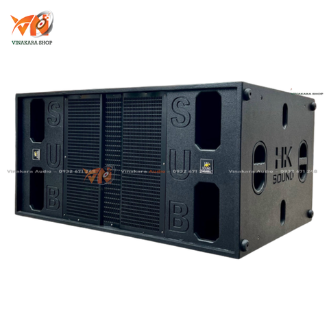 Vỏ loa sub hơi 5 tấc đôi kép HKSOUND VSH502, ván ép chất lượn