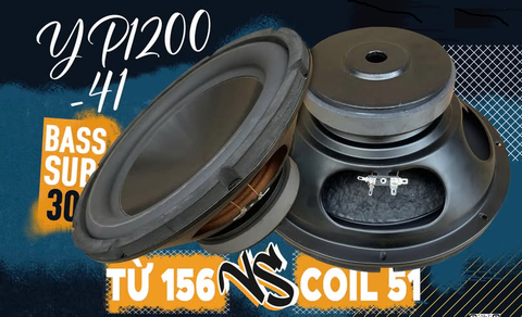 Loa Bass Rời 30 Sub Cao Cấp 𝗬𝗣1200-41 –  Thiết Kế Gọn Đẹp, Đánh Chắc Khỏe, Dễ Phối Ghép