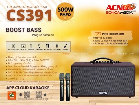 loa kéo di động ACNOS CS391