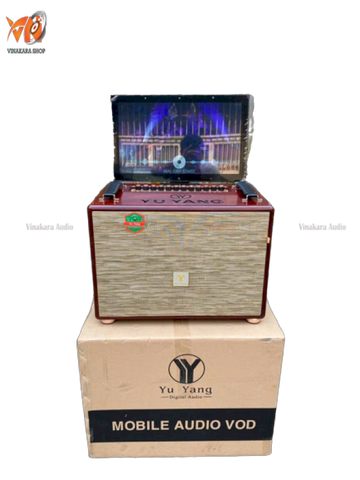 Loa xách tay màn hình YUYANG YY68A, 19inch cảm ứng, 2 bass 20cm, 1 mid, 1 treble, 300w