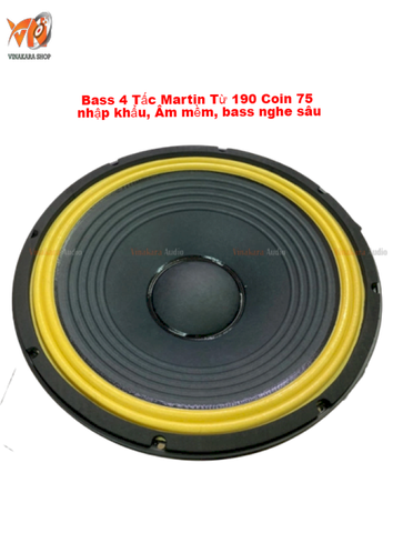 Bass 4 Tấc Martin Từ 190 Coin 75 nhập khẩu, Âm mềm, bass nghe sâu