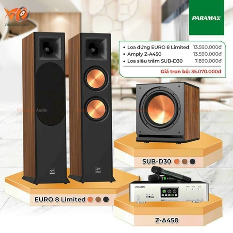 Combo Dàn Karaoke Paramax GD450 cao cấp
