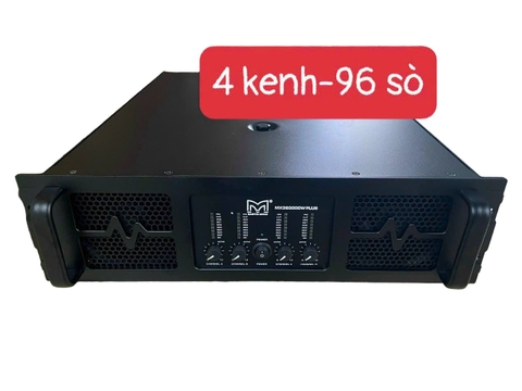 Cục đẩy công suất 4 kênh Martin 96 Sò | MX360000W PLUS - Hàng Nhập Khẩu