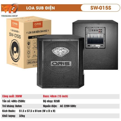 LOA SUB ĐIỆN CHÍNH HÃNG ORIS SW-015S, 700w