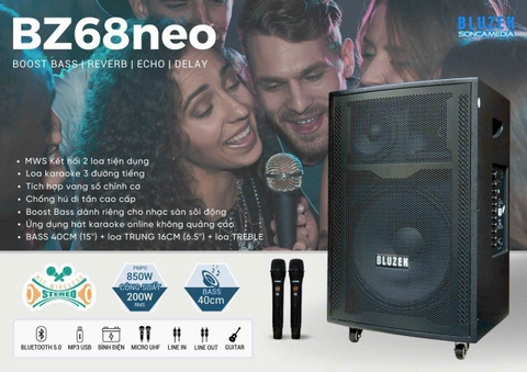 Loa Kéo Bluzek BZ68Neo , Bass 40cm