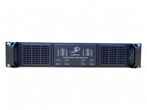 Cục đẩy công suất 4 kênh BS Audio S1500 Plus, 80 sò, nguồn xuyến đồng, 4KX1500W
