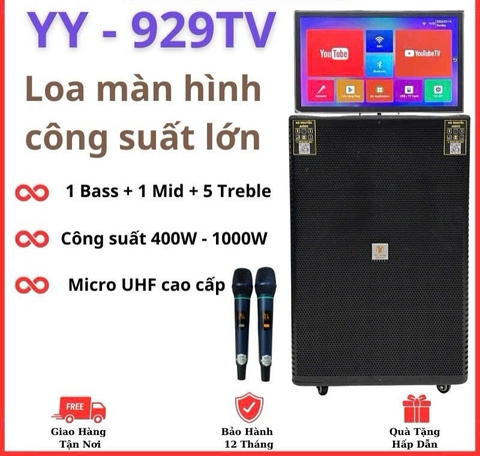Loa Kéo 5 Tấc Có Màn Hình Cảm Ứng 25 Inch YY - 929TV