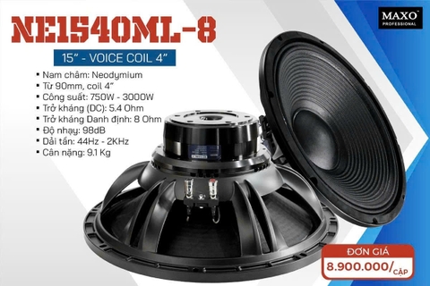 Loa bass rời 4 tấc MAXO từ neo NE1S40ML-8