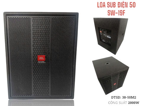 Loa sub điện 5 tấc từ 220 coil 100, SW-19F