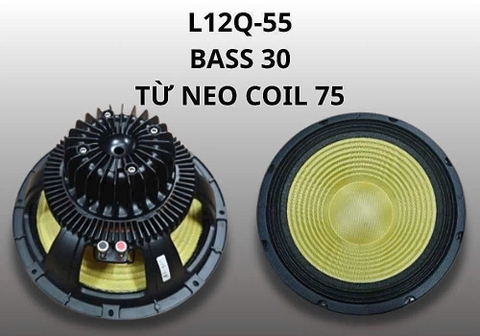 Loa bass rời 4 tấc từ neo coil 75, L12Q-55