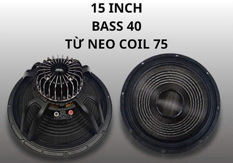 Loa bass rời 4 tấc từ neo coil 75