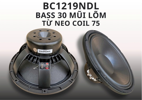 Loa bass rời 3 tấc từ neo coil 75, BC1219NDL