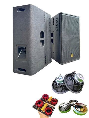 Loa hỏa tiễn Asahi 3 tấc đôi, đồng bộ neo, 1000w