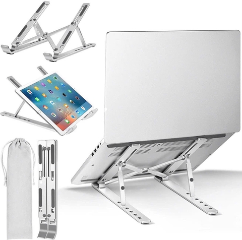 Giá đỡ Ipad ,Laptop, Gấp gọn chất liệu bằng nhôm