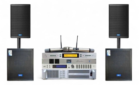 Combo âm thanh karaoke gia đình E3 , 2 Sub 2 loa full Cao cấp