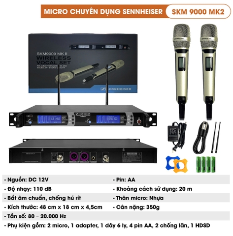 Micro Không Dây Sennheiser Skm 9000 Mk2