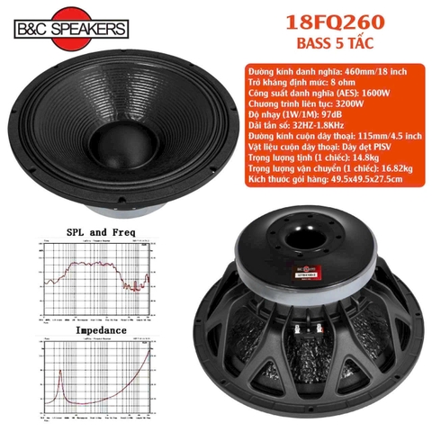 Loa bass rời 50 BC 5 tấc Từ 280 coil 125 chuyên đánh sub