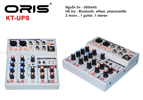 Mixer mini Oris 1 Mono,1 Stereo có Bluetooth, KT-UPC