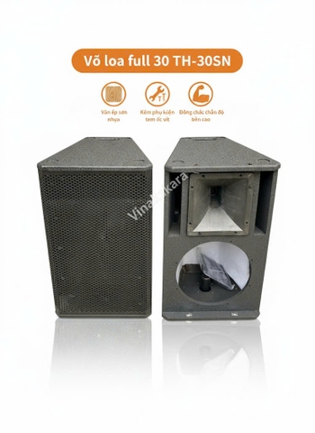 Vỏ loa full 30 TH-30SN ván ép cao cấp, Sơn nhựa, tặng kèm phụ kiện