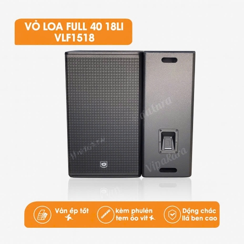 Vỏ loa full 40 4 tấc ,40cm ván ép chất lượng, dày 18li VLF1518