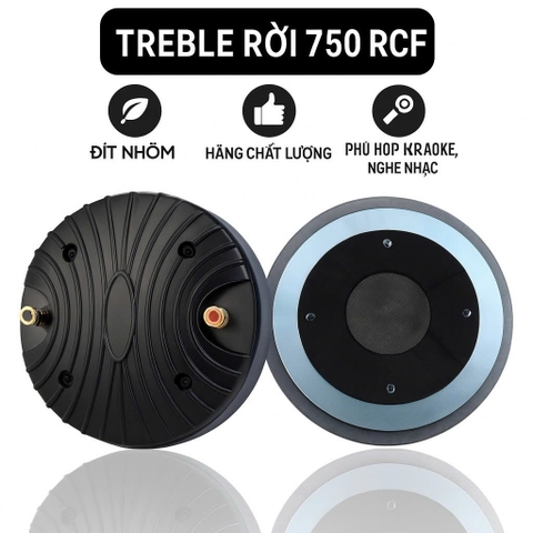 Loa Treble Rời RCF 750 ,Nắp Nhôm, Coil Dẹp
