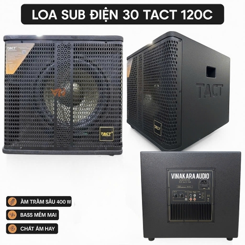 Loa Sub Điện 30 TACT 120C | 3 Tấc Bass 30cm , 300W Từ 140 coil 51 | Tặng Dây Loa 3M