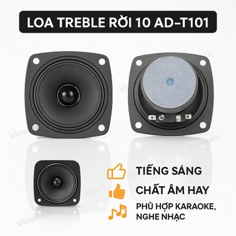 Loa Treble rời 10cm- treble giấy AD-T101 10cm, 1 tấc