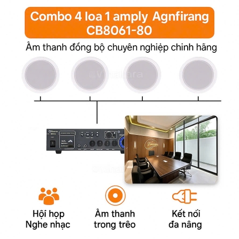 Loa âm trần và amply ,hàng chính hãng Arirang