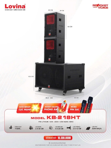 LOA DI ĐÔNG LOVINA KB218HT