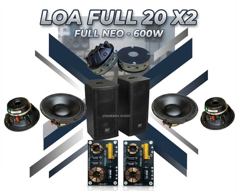 LOA FULL 20 ĐÔI ADX F2265 ĐỒNG BỘ TỪ NEO - CÔNG SUÂT 600W