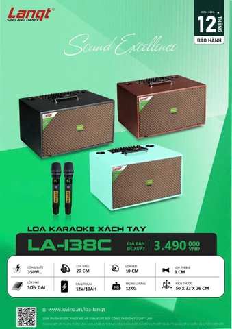 LOA KÉO DI ĐỘNG LANQT LA-138C