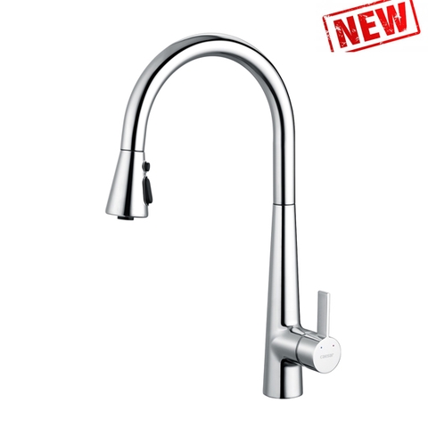 Vòi rửa bát Caesar nóng lạnh K905C Dây Rút